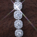 VVS Moissanite 8MM Clustered Tennis Bracelet