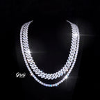 Bundle 14MM Prong Cuban + 5MM Tennis In WhiteGold
