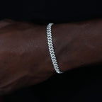 VVS Moissanite 6.5MM Prong Cuban Bracelet
