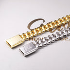 VVS Moissanite 12MM Prong Cuban Bracelet