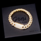 VVS Moissanite 12MM Prong Cuban Bracelet