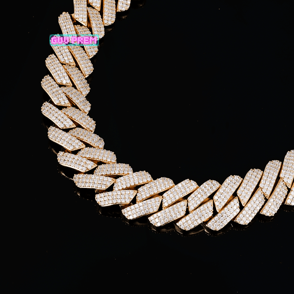 19mm Iced Prong Cuban Chain