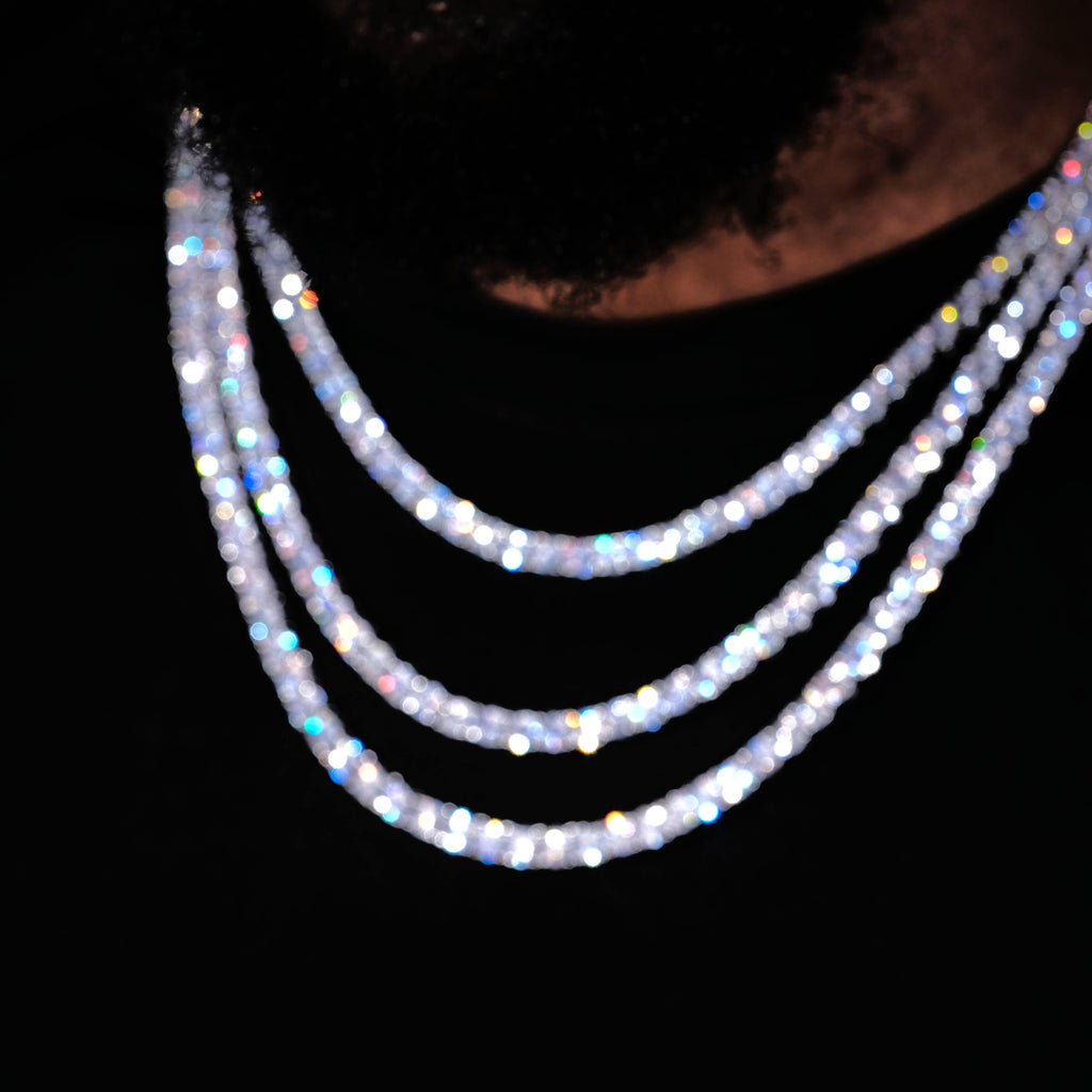 5mm 18K Gold-Plated Iced BlingBling Tennis Chain