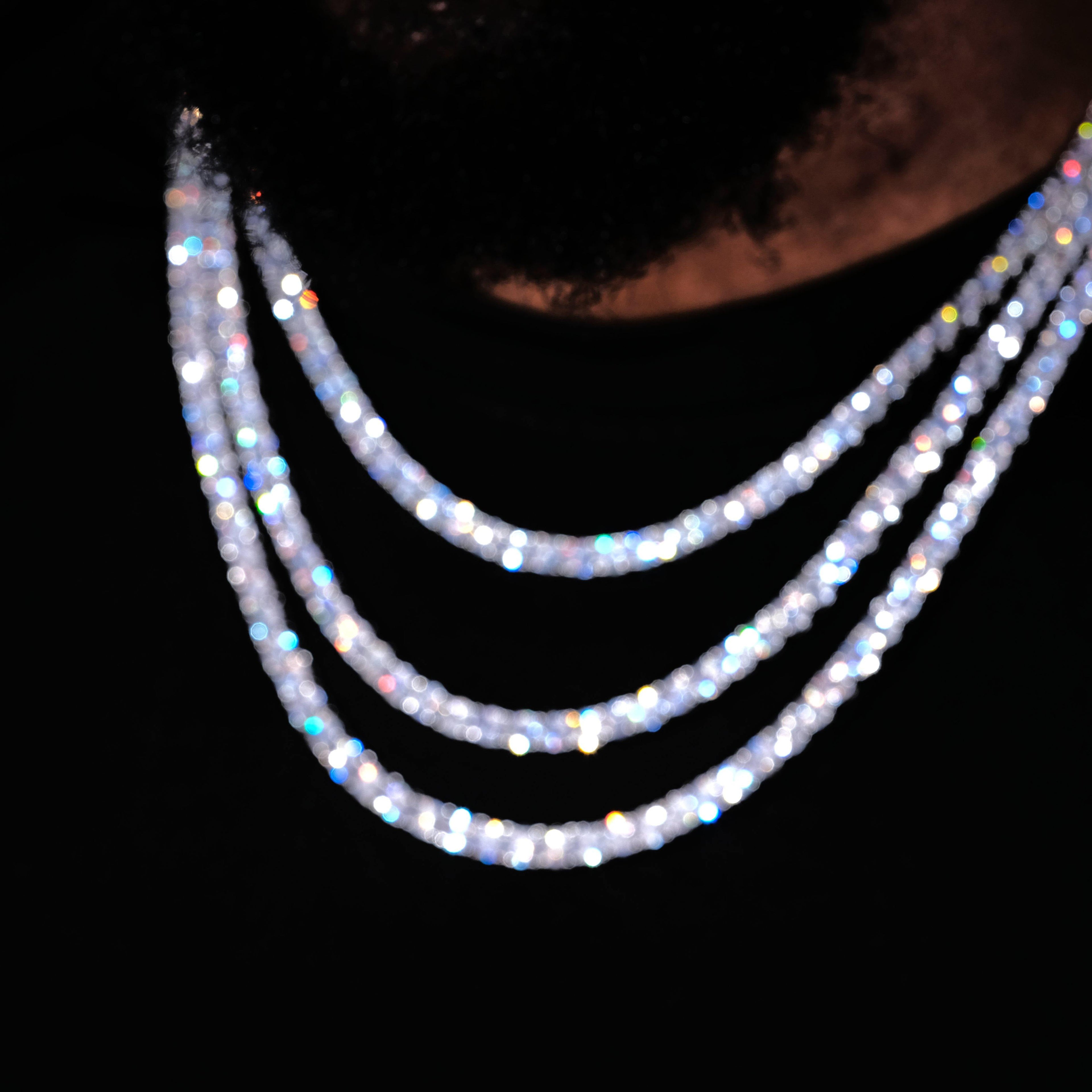 5mm 18K Gold-Plated Iced BlingBling Tennis Chain