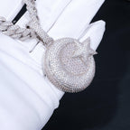 The White star and Crescent Necklace