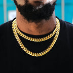 [Box Clasp]12mm Classic Miami Cuban