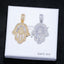 Baguette Hamsa Hand Pendant