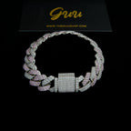 New Seamless Rhombic BlingBling Bracelet in Pink