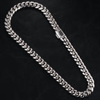 [Box Clasp]12mm Classic Miami Cuban White Gold