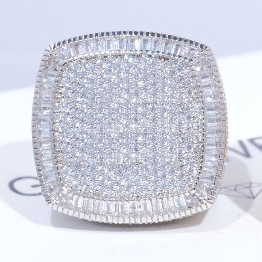 CUSTOM LETTER 3D ICED RING