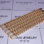 13MM 18K Gold-Plated Classic Miami Cuban Link Bracelet
