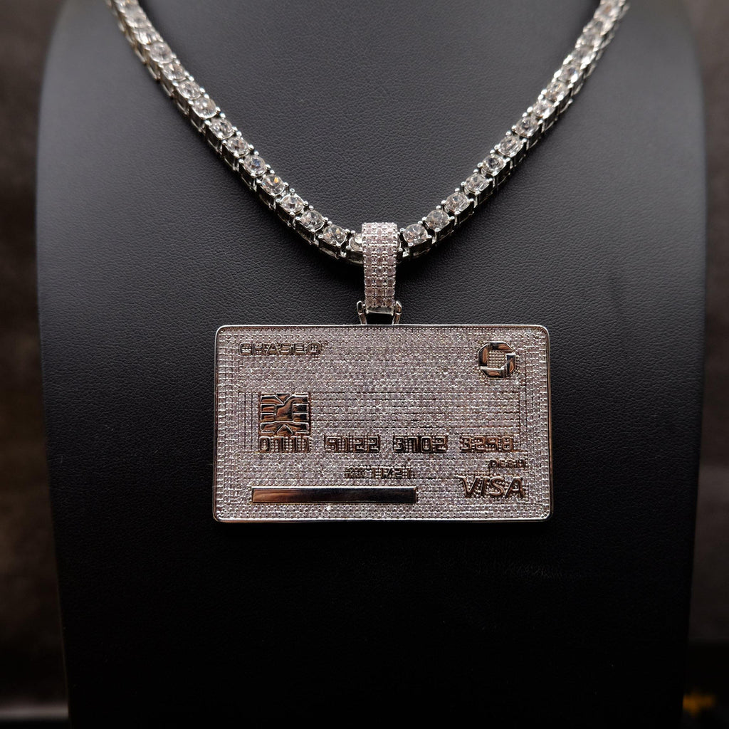 🔥New Credit Card Bank Card Iced Pendant