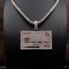 🔥New Credit Card Bank Card Iced Pendant