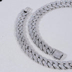 14mm 3-Row Bubble Iced Cuban Chain