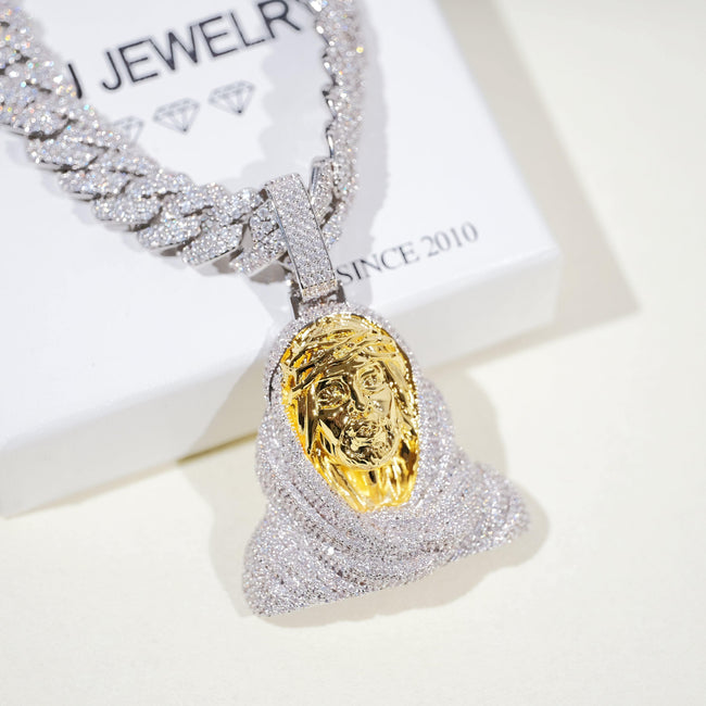 GUU Premium Iced Jesus Pendant Hover Image