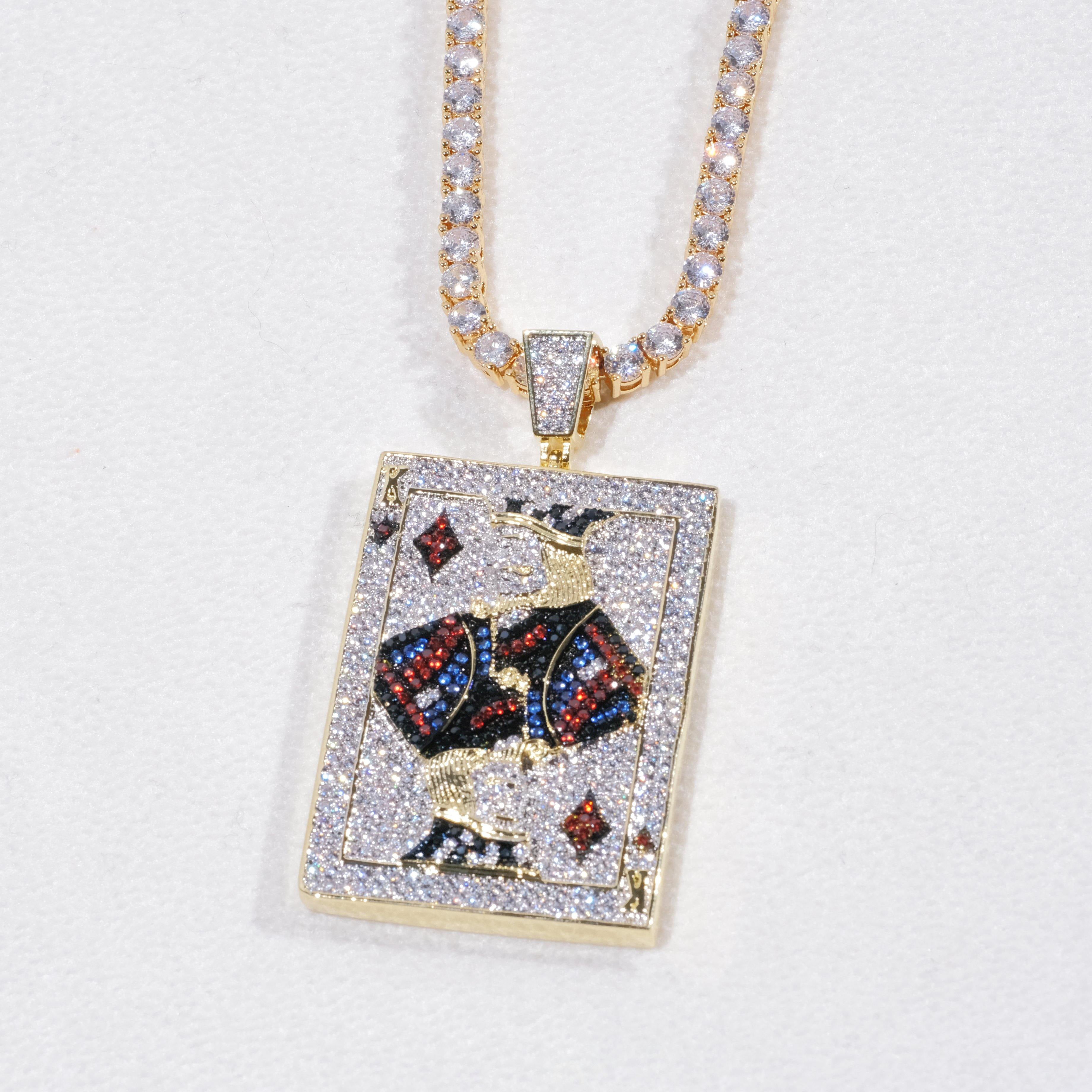 Poker King Iced Necklace