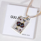 Poker King Iced Necklace