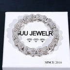 BIKE CHAIN LINK ICED HIP HOP BRACELET