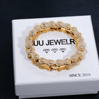 BIKE CHAIN LINK ICED HIP HOP BRACELET