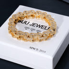 BIKE CHAIN LINK ICED HIP HOP BRACELET