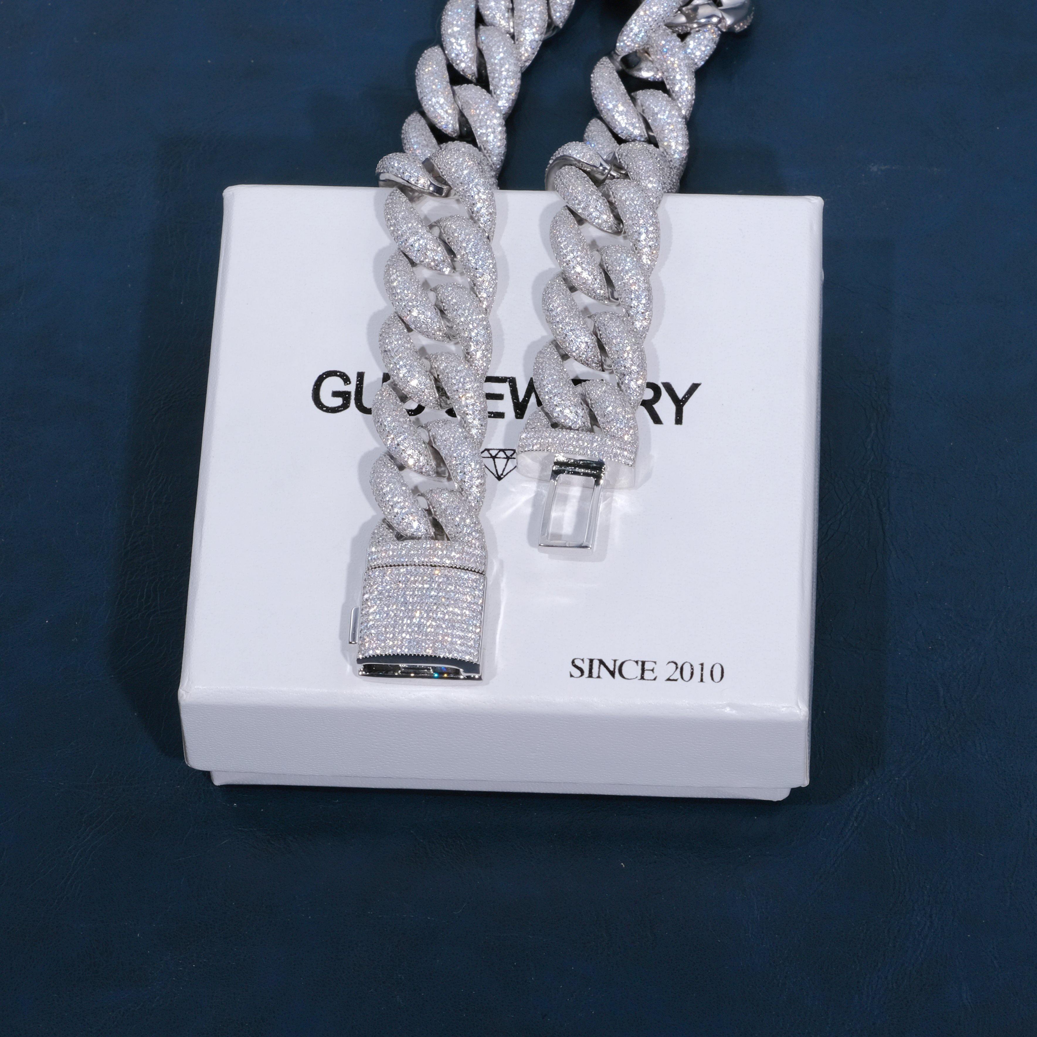 18mm 5-Row Iced Cuban Chain