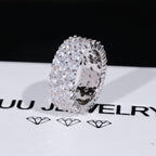 3 Row Eternity Ring