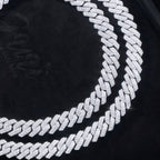 VVS Moissanite 14MM Prong Cuban Link Chain
