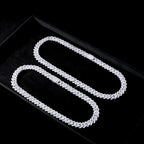 VVS Moissanite 14MM Prong Cuban Link Chain