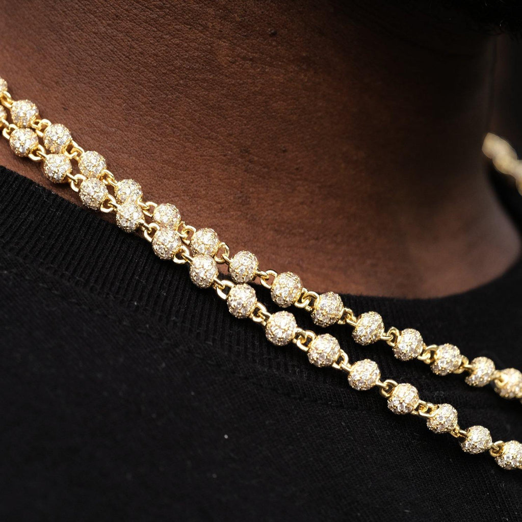 4mm Iced Beads Chain