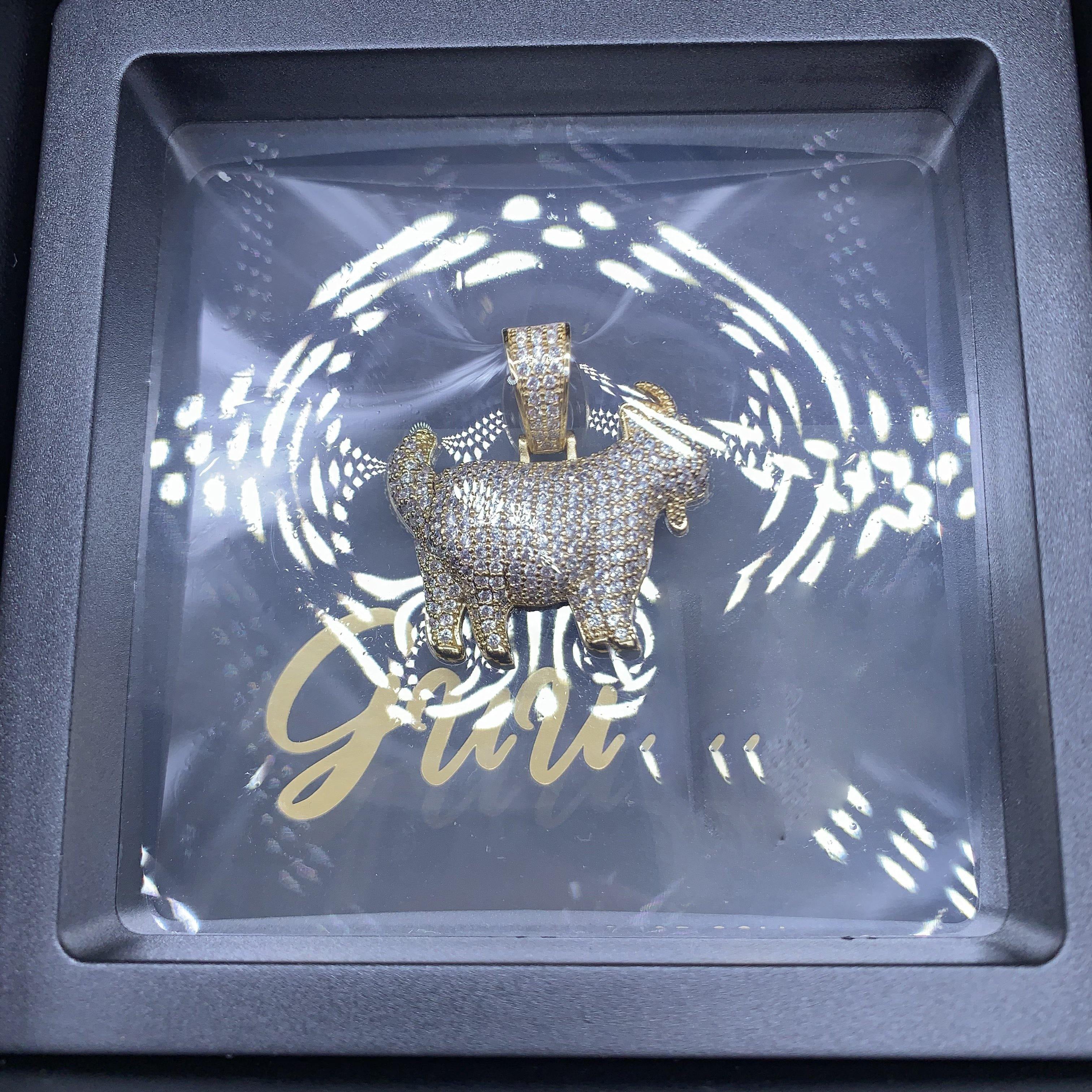 Iced 29mm Goat Iced Necklace