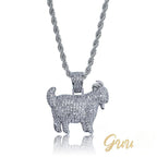 Iced 29mm Goat Iced Necklace