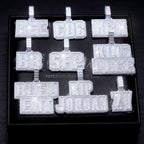 Custom Letters Baguette Two Layer Necklace