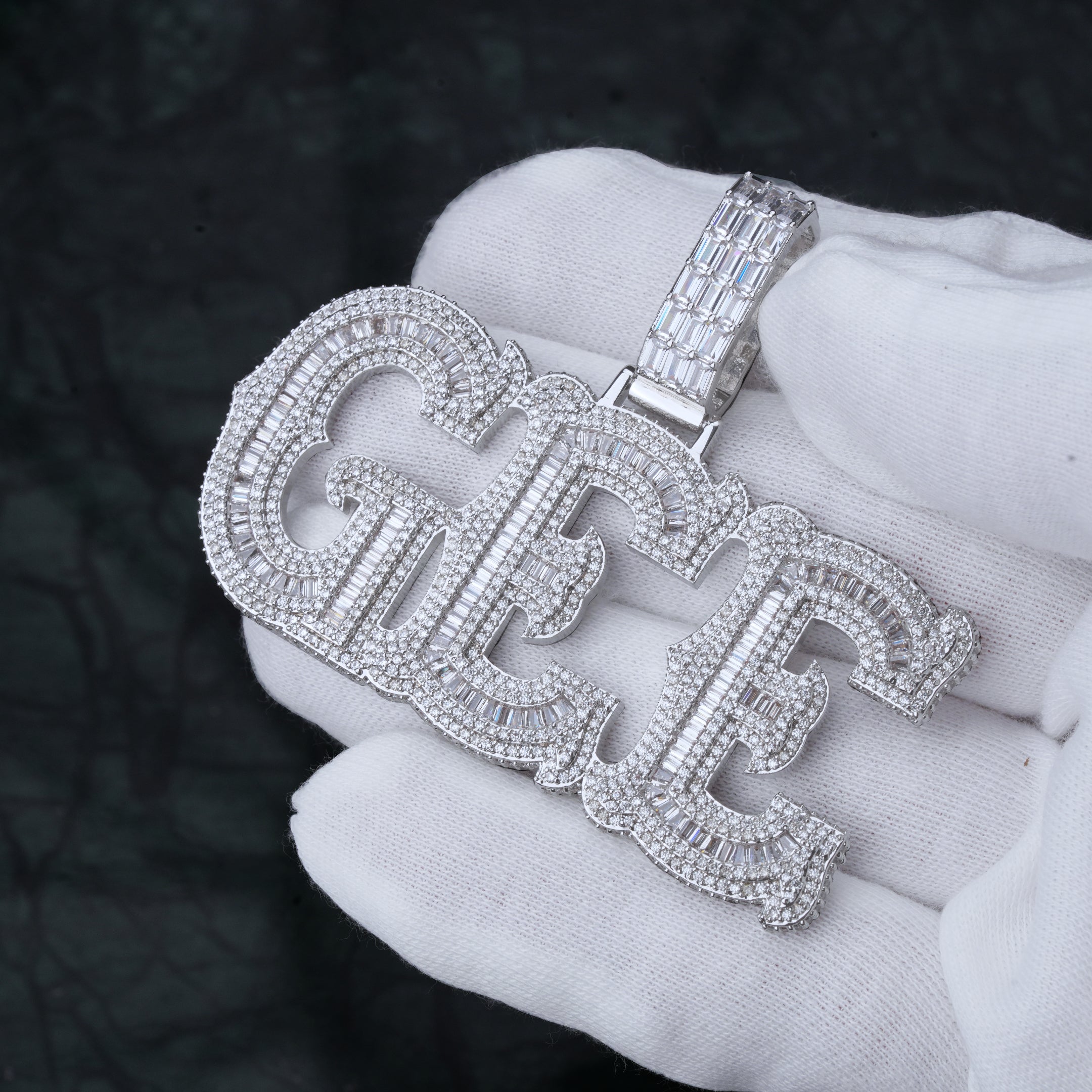 Custom Letters Freibeuter Font Necklace